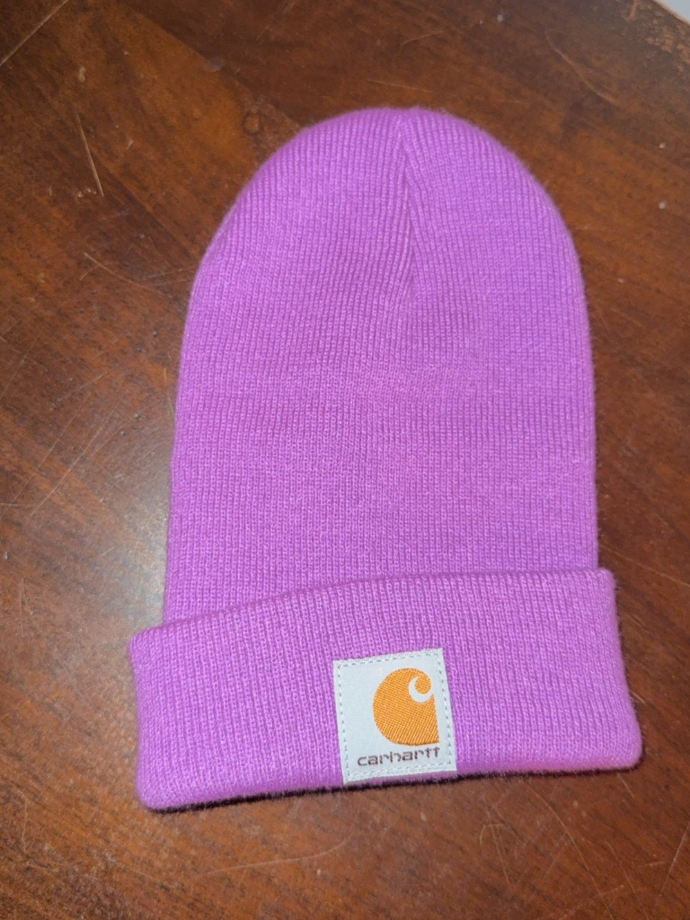Carhartt Kids' Pink Beanie - Warm Knit Hat